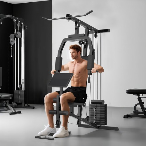 Homcom multi gym machine 45kg - homcom,