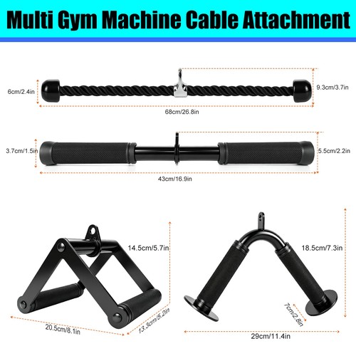 Bar cable machine - v, attachment