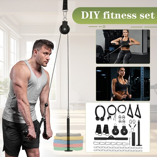 Gym diy pulley - gym,
